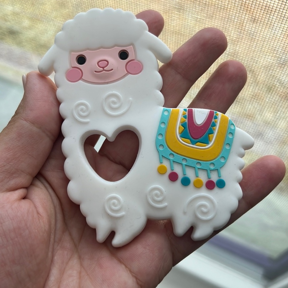 100% Food Grade Silicone Llama Teether - Baby Shower Gift